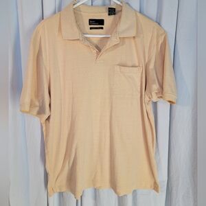 Marc Edwards Swift-Dry Men's Buttercream Yellow Polo Shirt With Chest Pocket